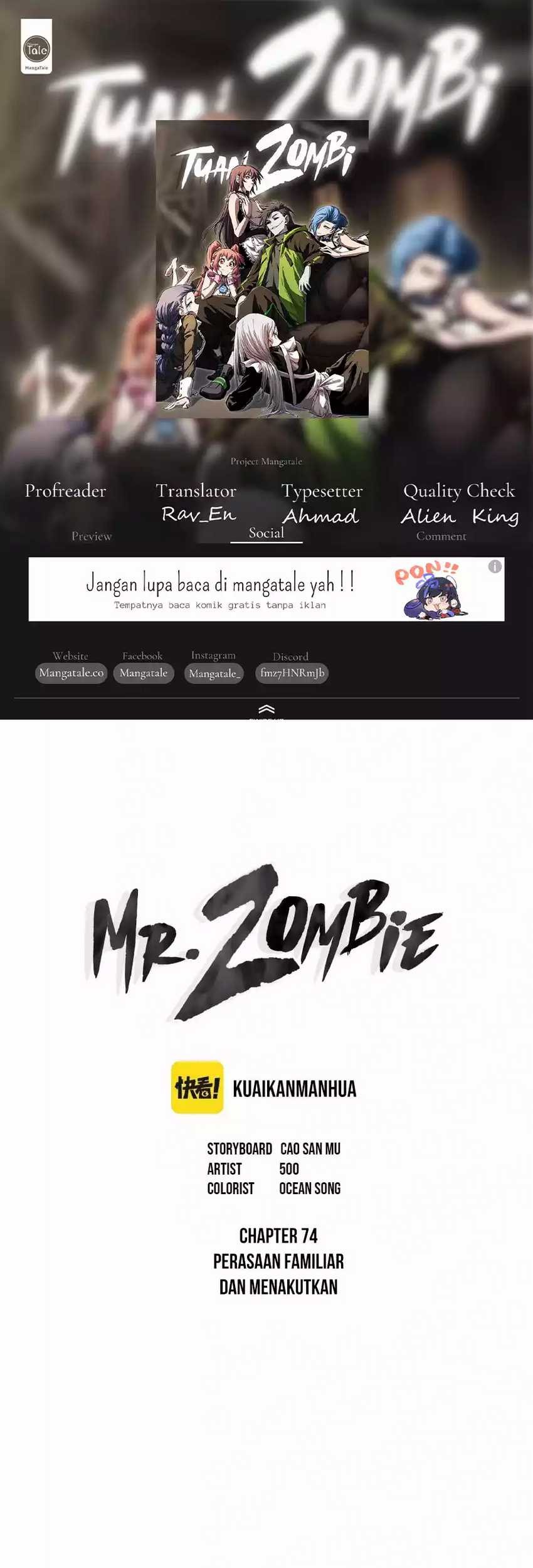 Komik Mr. Zombie Chapter 74 gambar nomor 1