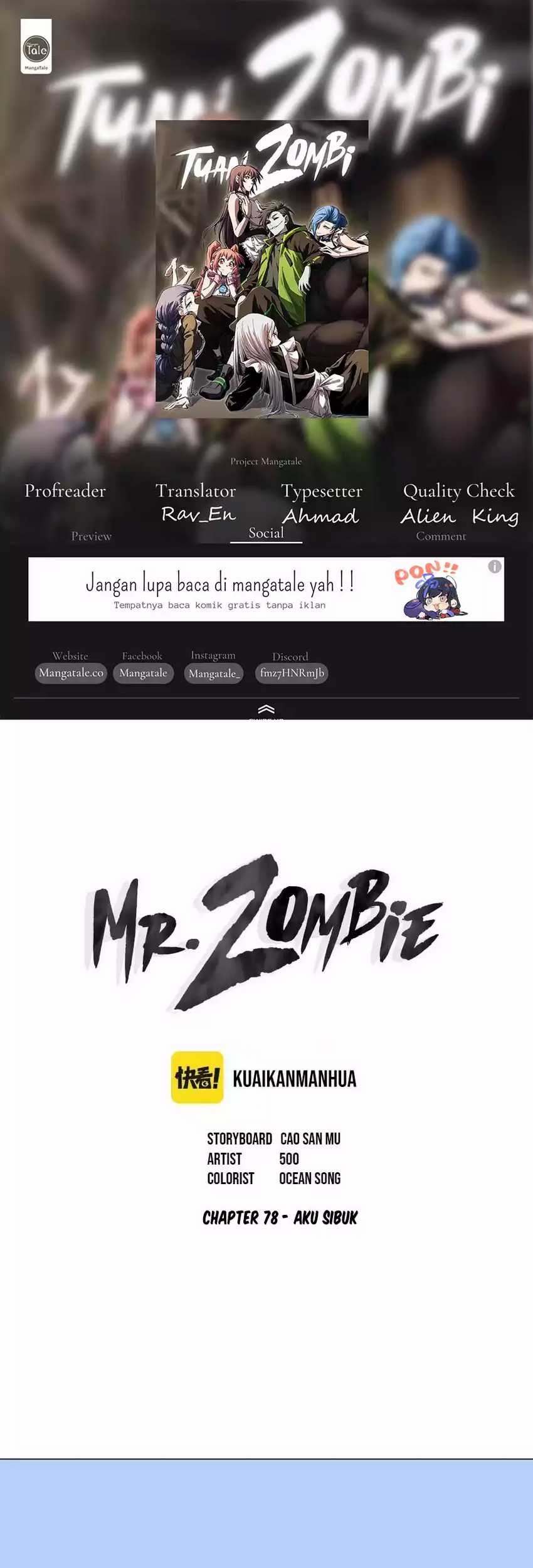 Komik Mr. Zombie Chapter 78 gambar nomor 1