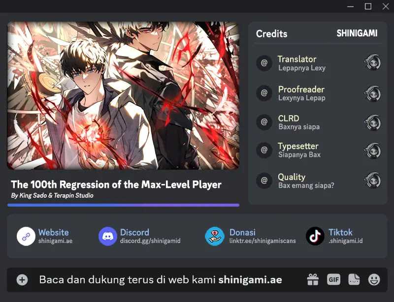 Komik The 100th Regression Of The Max-Level Player Chapter 27 gambar nomor 1