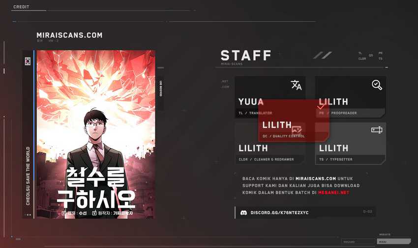 Komik Cheolsu Saves the World Chapter 030 gambar nomor 1