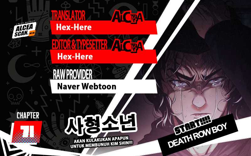 Komik Death Row Boy Chapter 71 gambar nomor 1