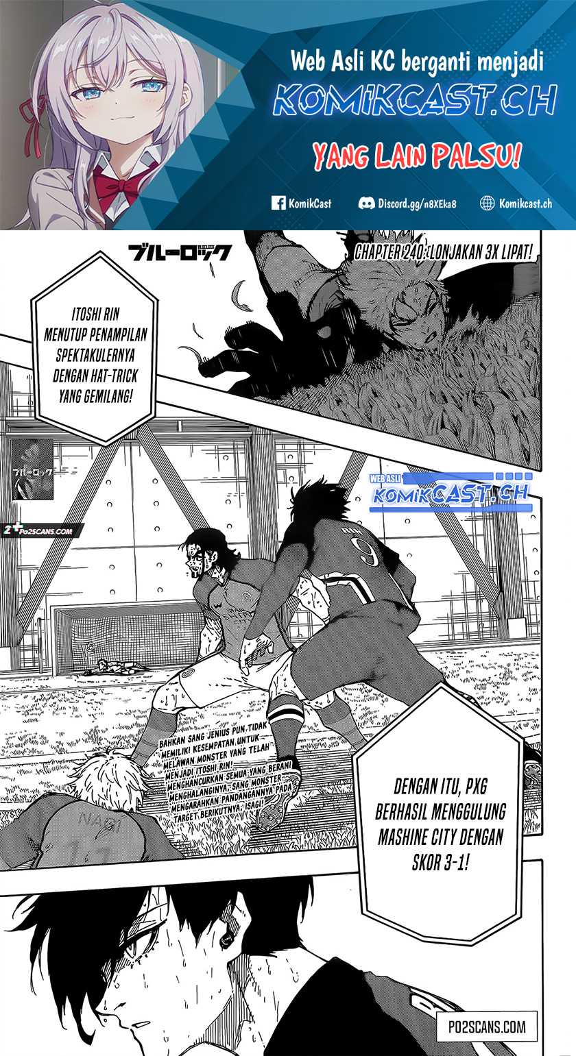 Manga Blue Lock Chapter 240 gambar nomor 2