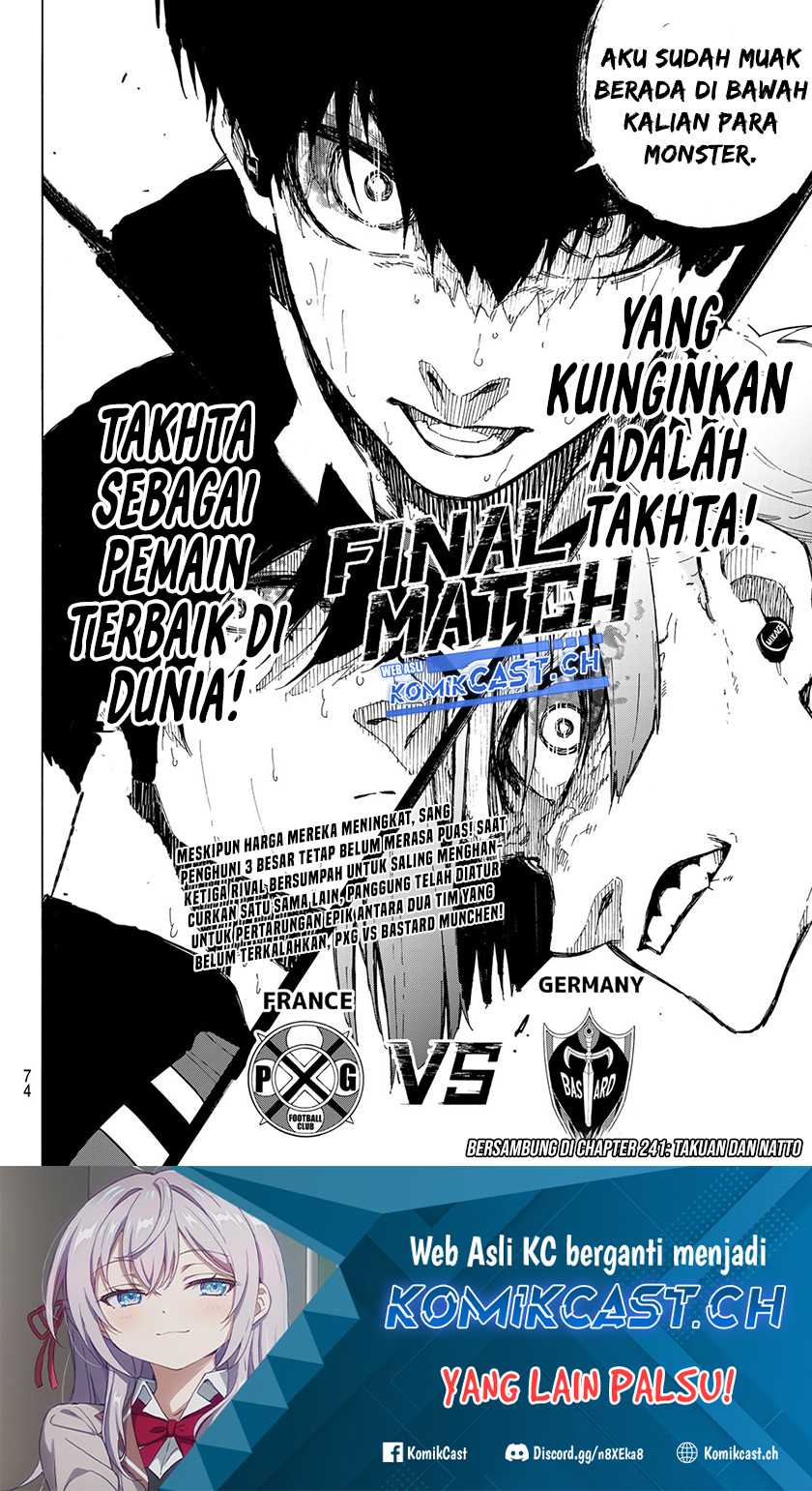 Blue Lock Chapter 240 Gambar 21