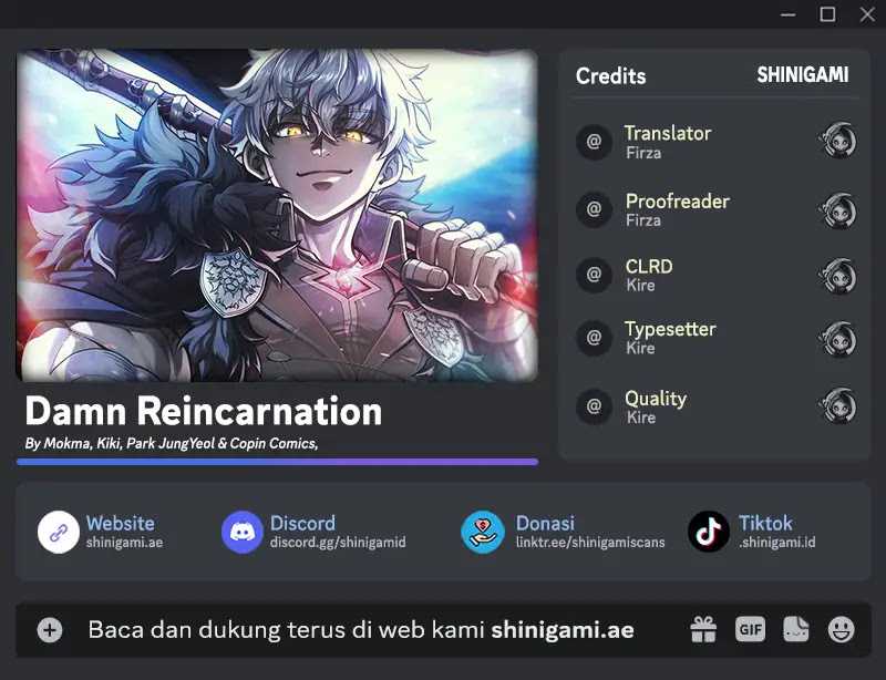 Komik Damn Reincarnation Chapter 76 gambar nomor 1