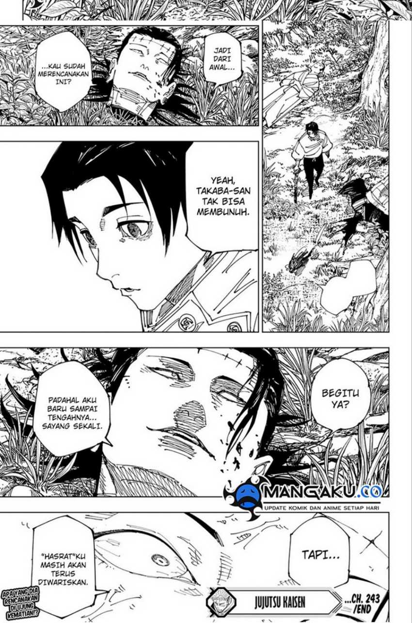 Jujutsu Kaisen Chapter 243 Gambar 16