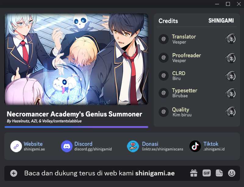 Komik Necromancer Academy’s Genius Summoner Chapter 39 gambar nomor 1