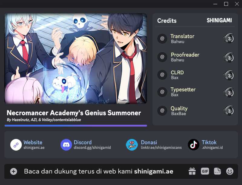 Komik Necromancer Academy’s Genius Summoner Chapter 35 gambar nomor 1