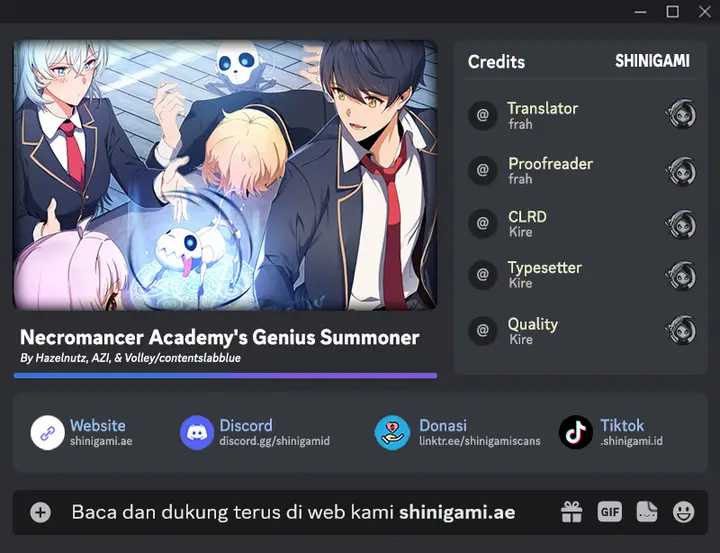 Komik Necromancer Academy’s Genius Summoner Chapter 09 gambar nomor 1
