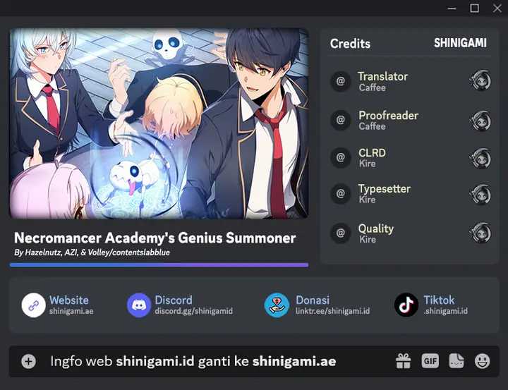 Komik Necromancer Academy’s Genius Summoner Chapter 11 gambar nomor 1