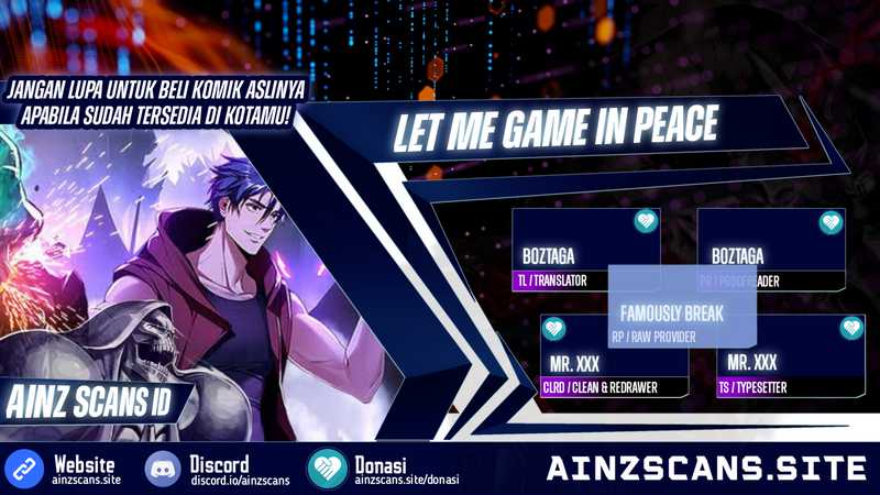 Komik Let Me Game In Peace Chapter 119 gambar nomor 1