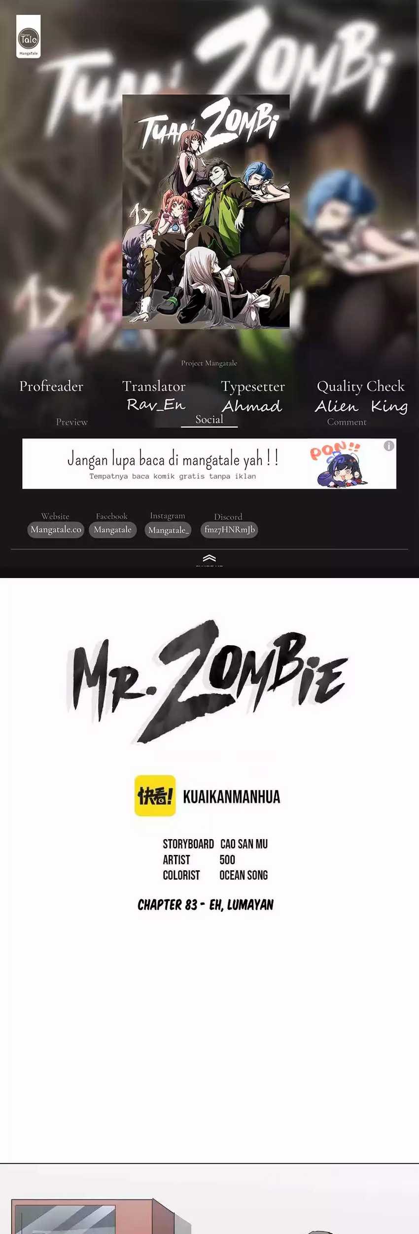Komik Mr. Zombie Chapter 83 gambar nomor 1