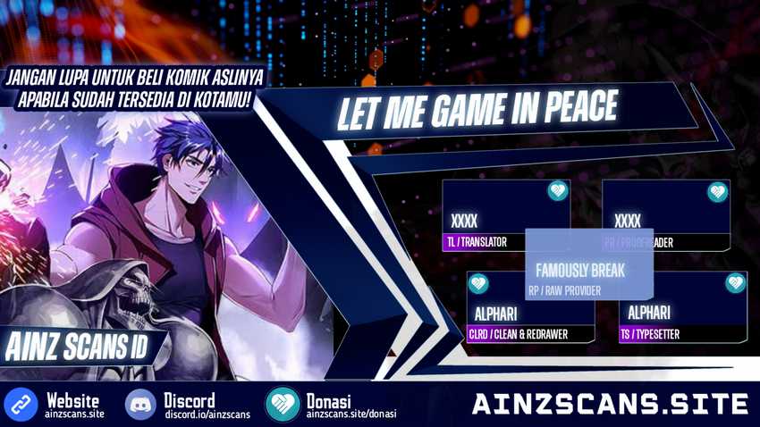 Komik Let Me Game In Peace Chapter 121 gambar nomor 1