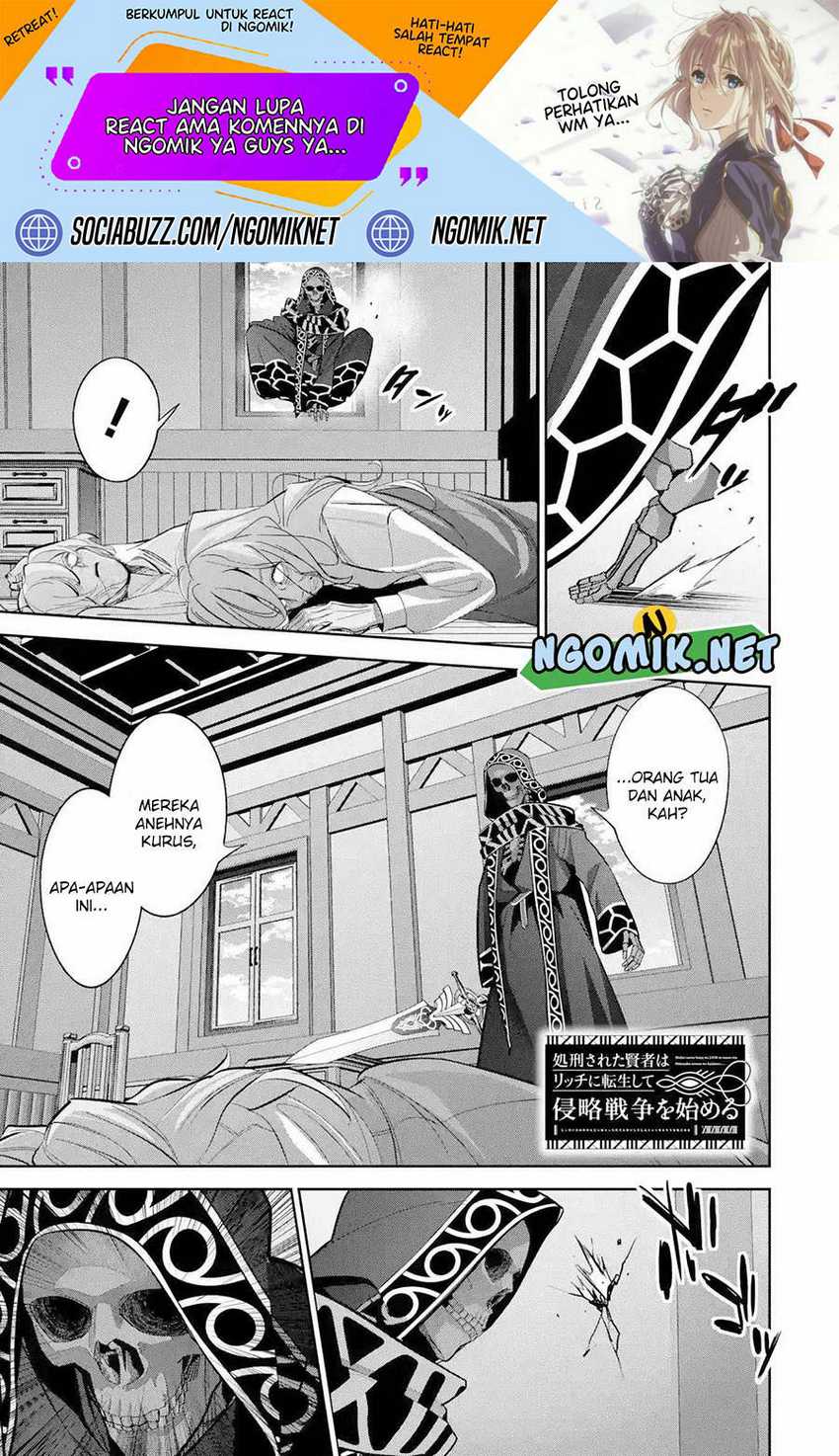 Manga The Executed Sage is Reincarnated as a Lich and Starts an All-Out War Chapter 26.1 gambar nomor 2