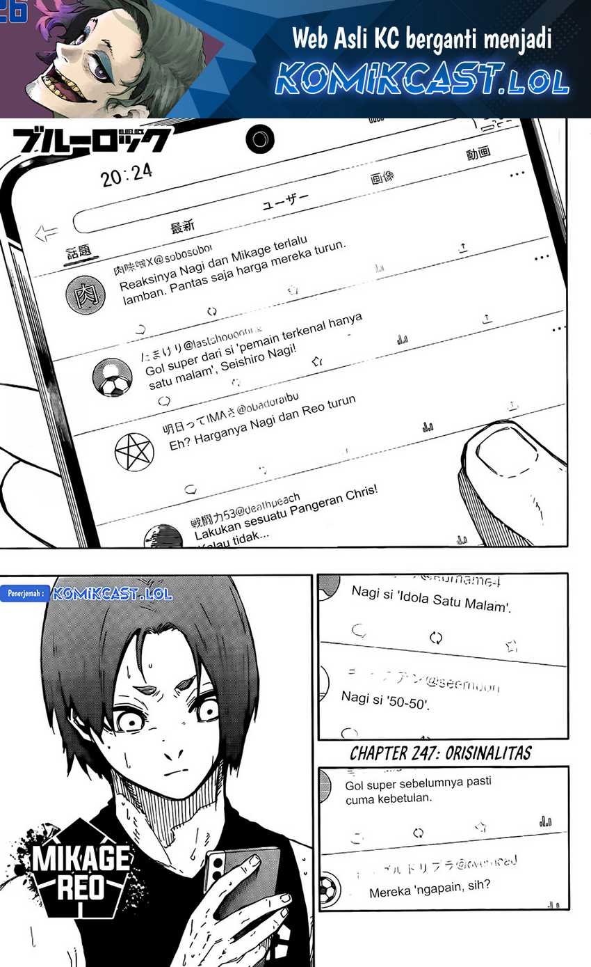Manga Blue Lock Chapter 247 gambar nomor 2