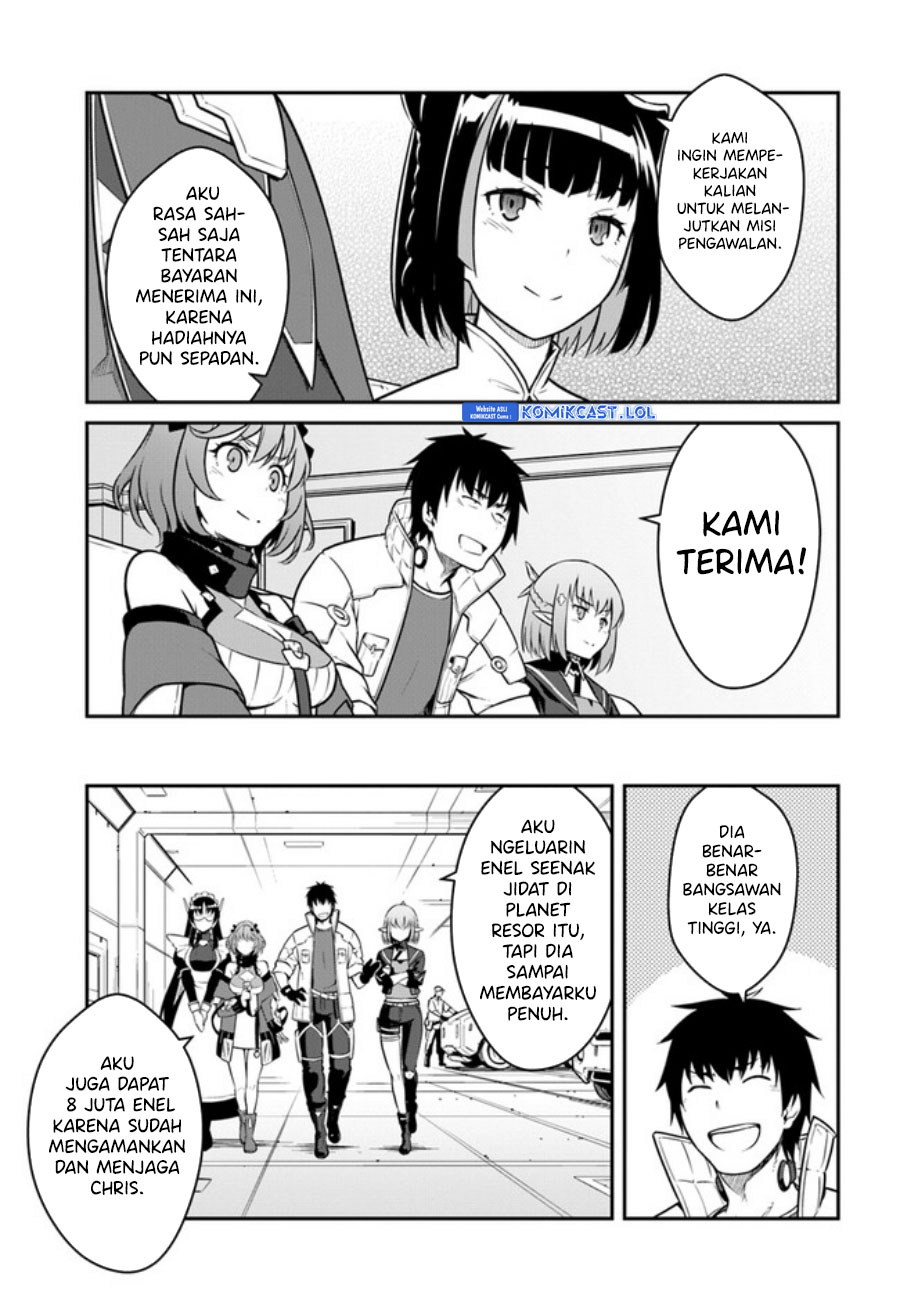 Mezametara Saikyou Soubi to Uchuusen-mochi datta no de Chapter 35.1 Gambar 8