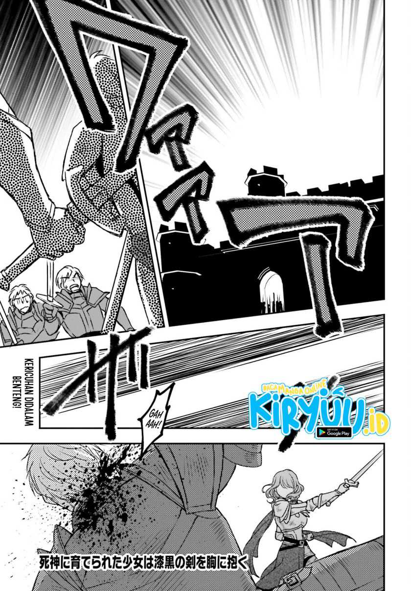 Manga Shinigami ni Sodaterareta Shoujo wa Shikkoku no Tsurugi wo Mune ni Idaku Chapter 44 gambar nomor 2