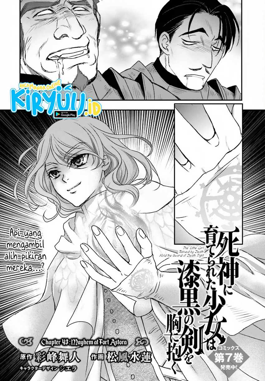 Shinigami ni Sodaterareta Shoujo wa Shikkoku no Tsurugi wo Mune ni Idaku Chapter 43 Gambar 4