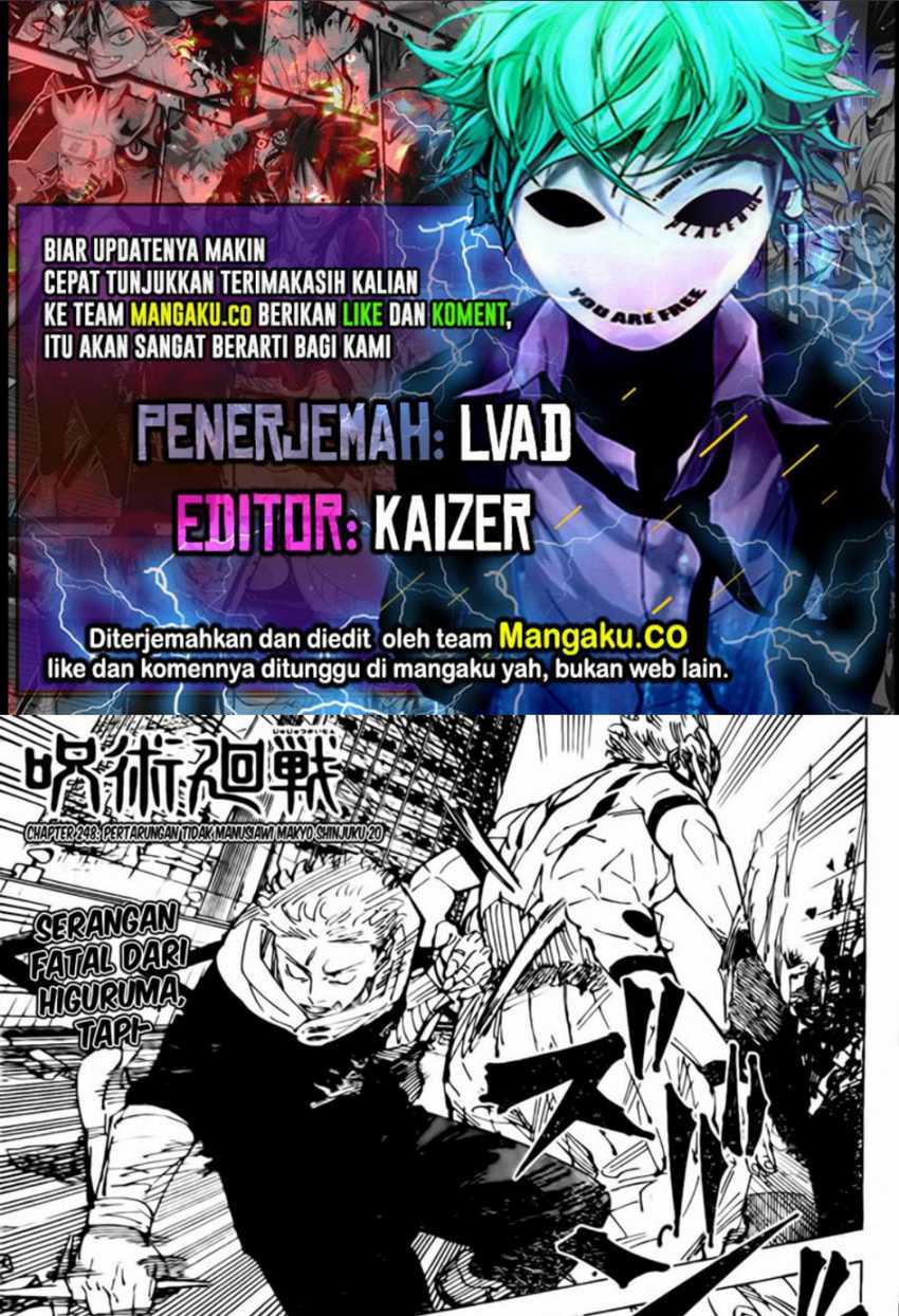 Komik Jujutsu Kaisen Chapter 248 gambar nomor 1