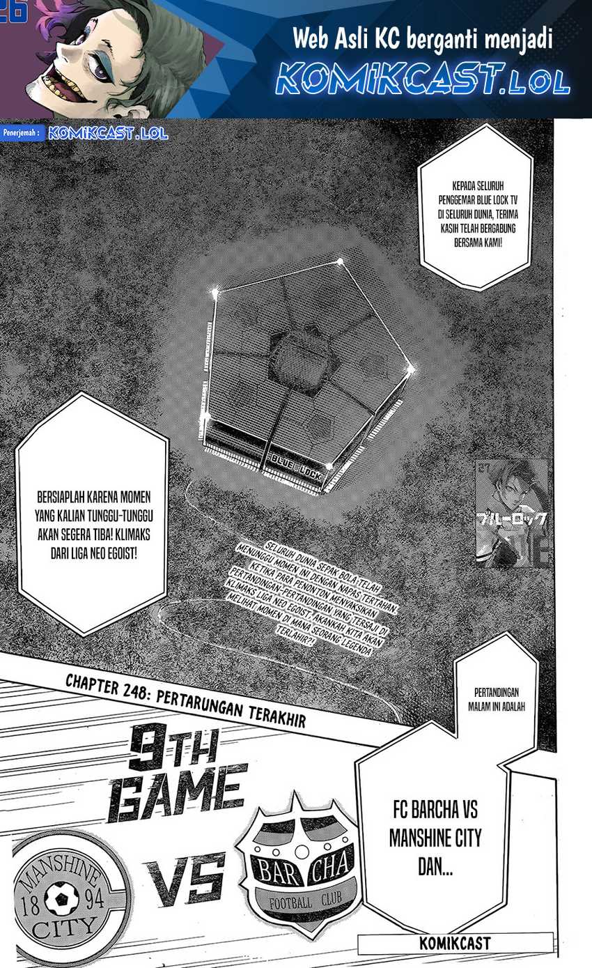 Manga Blue Lock Chapter 248 gambar nomor 2