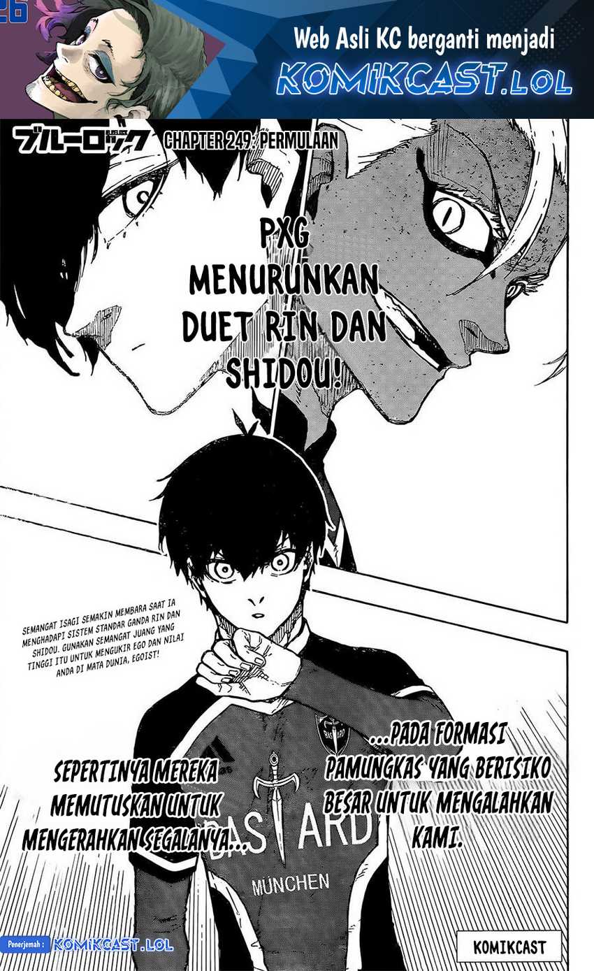 Manga Blue Lock Chapter 249 gambar nomor 2