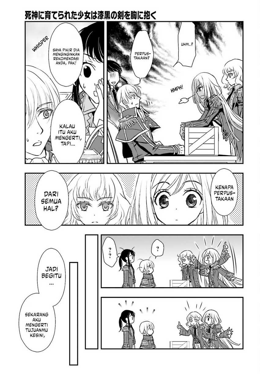 Shinigami ni Sodaterareta Shoujo wa Shikkoku no Tsurugi wo Mune ni Idaku Chapter 41 Gambar 16