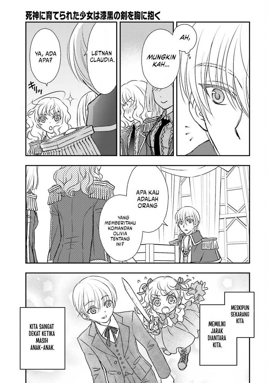 Shinigami ni Sodaterareta Shoujo wa Shikkoku no Tsurugi wo Mune ni Idaku Chapter 41 Gambar 12