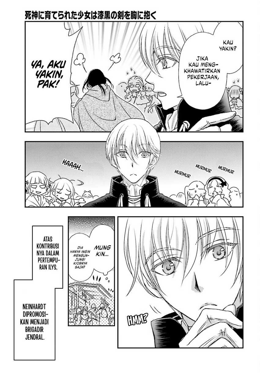 Shinigami ni Sodaterareta Shoujo wa Shikkoku no Tsurugi wo Mune ni Idaku Chapter 41 Gambar 6