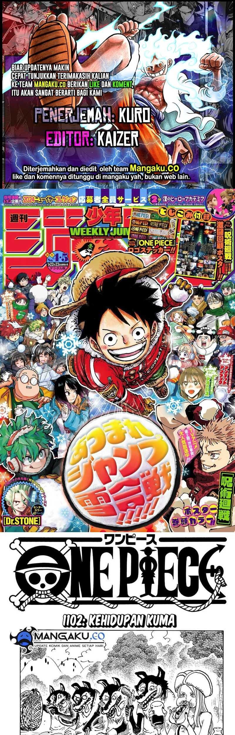 Komik One Piece Chapter 1102 gambar nomor 1