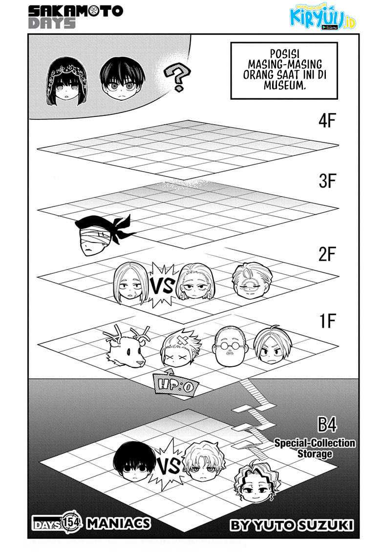Manga Sakamoto Days Chapter 154 gambar nomor 2