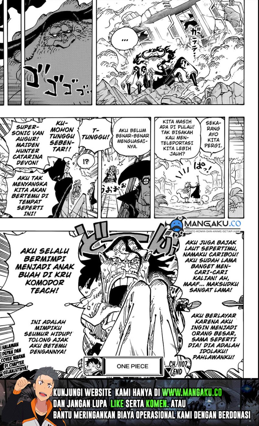 One Piece Chapter 1107 Gambar 16