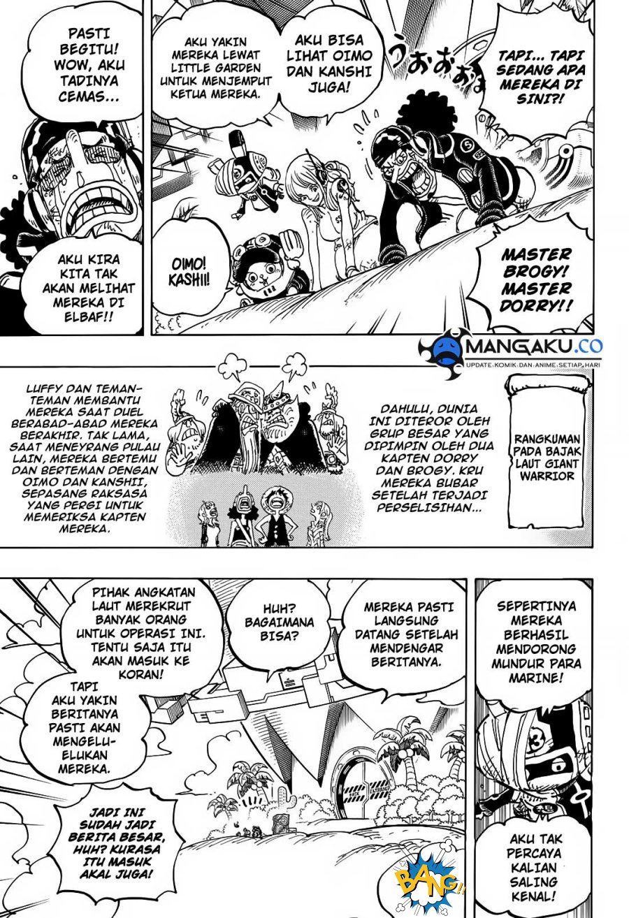 One Piece Chapter 1107 Gambar 5