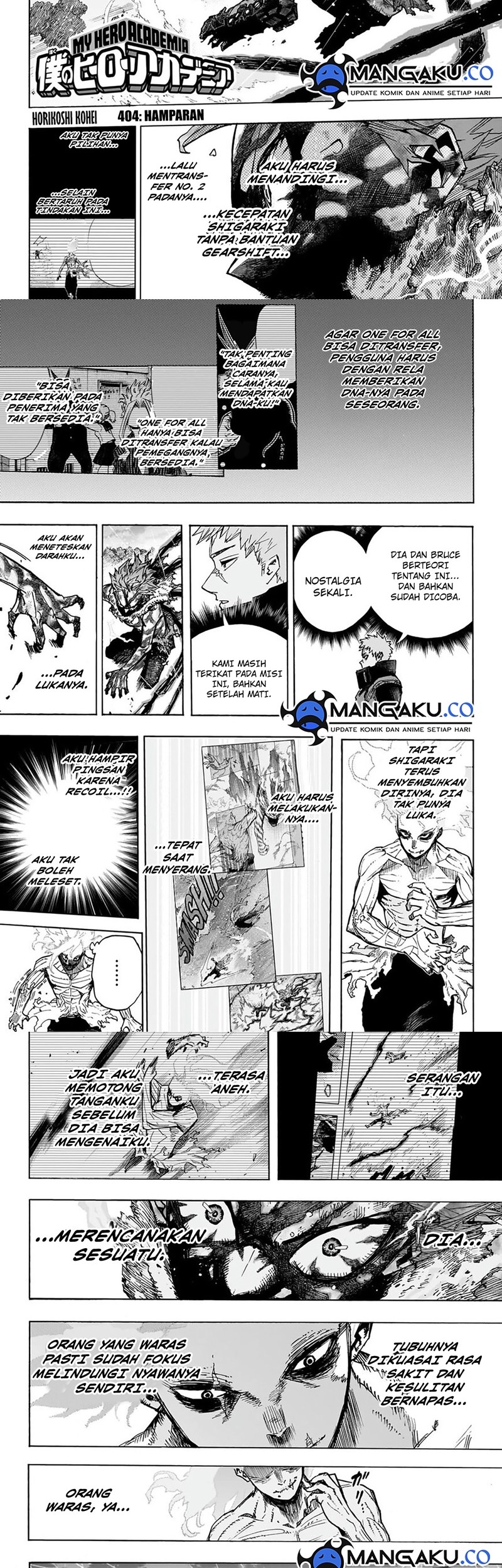 Manga Boku no Hero Academia Chapter 414 gambar nomor 2