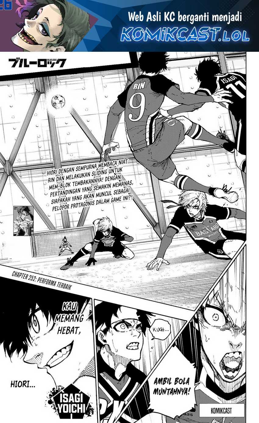 Manga Blue Lock Chapter 252 gambar nomor 2