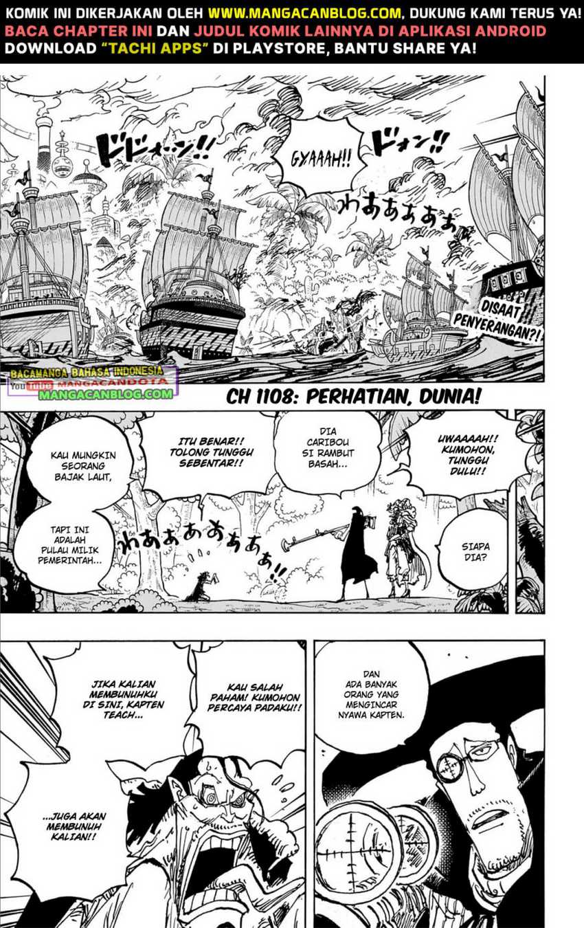 One Piece Chapter 1108 Gambar 3