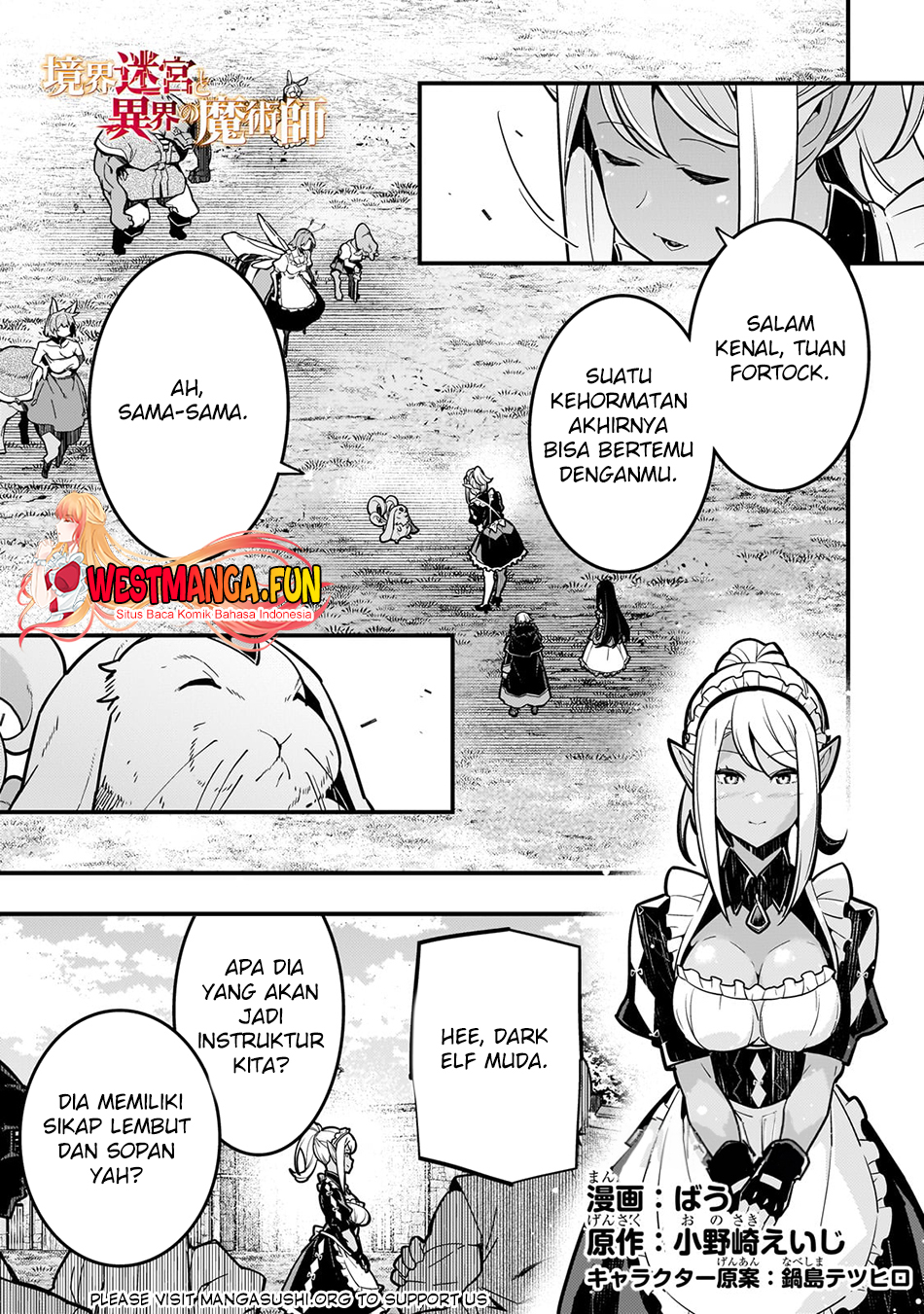 Manga Kyoukai Meikyuu to Ikai no Majutsushi Chapter 66 gambar nomor 2