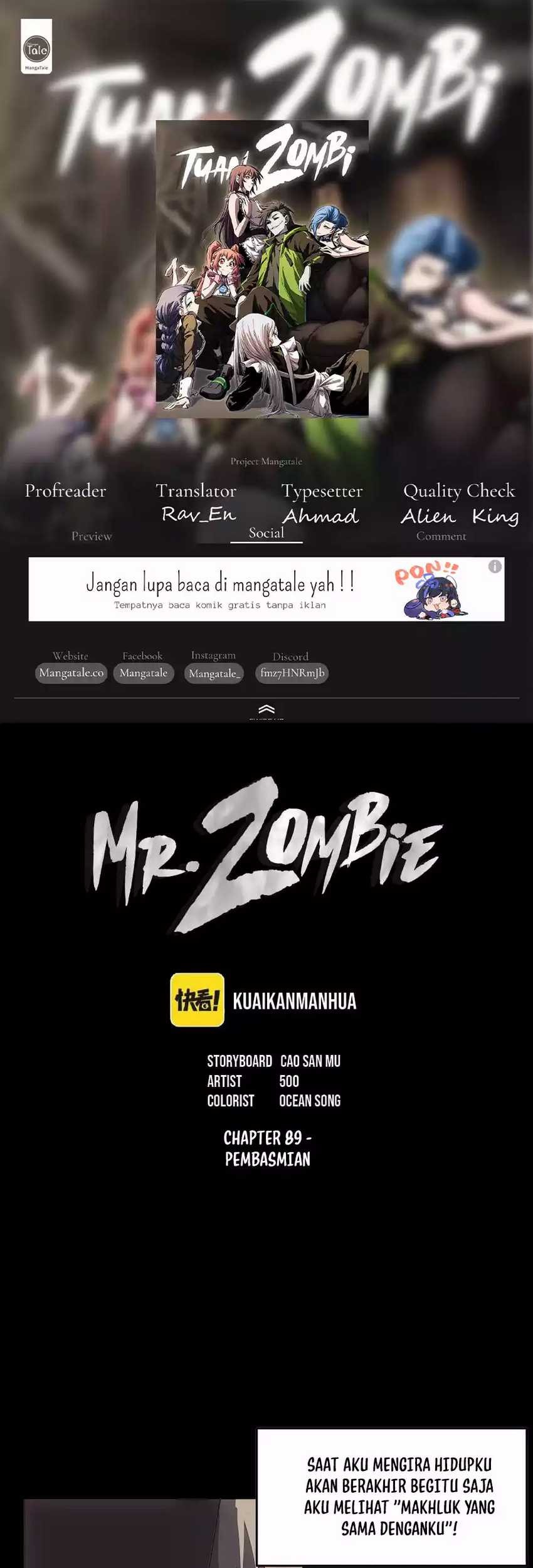 Komik Mr. Zombie Chapter 89 gambar nomor 1
