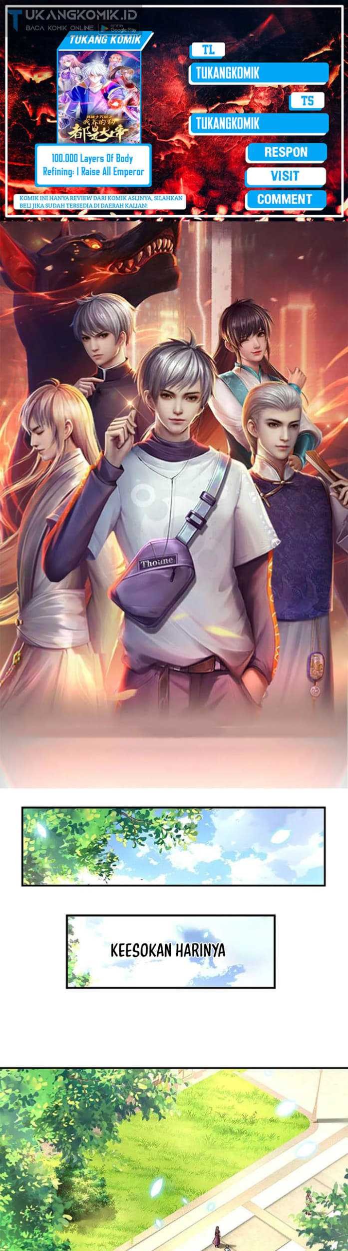 Komik 100.000 Layers Of Body Refining: I Raise All Emperor Chapter 197 gambar nomor 1