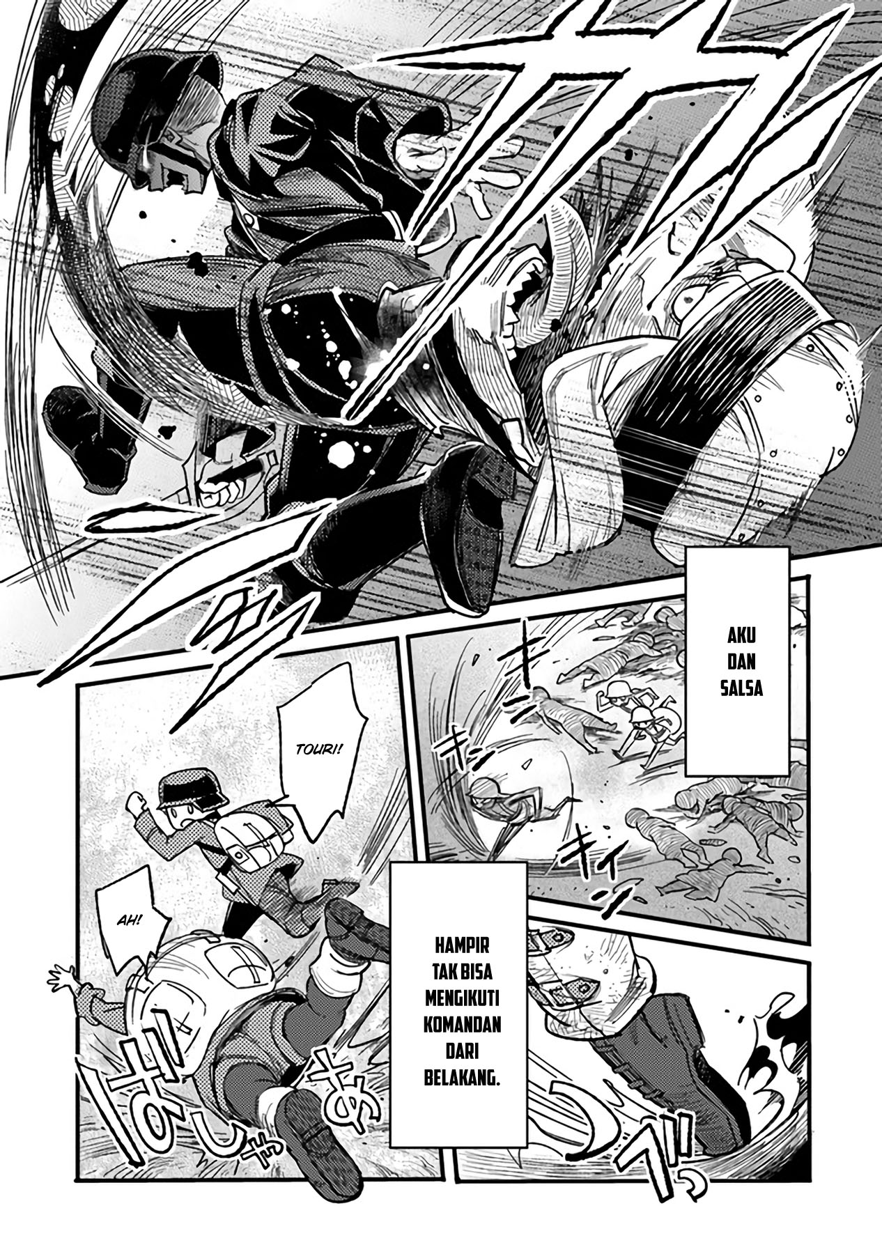 Manga TS Eiseihei-san no Senjou Nikki Chapter 03.3 gambar nomor 2