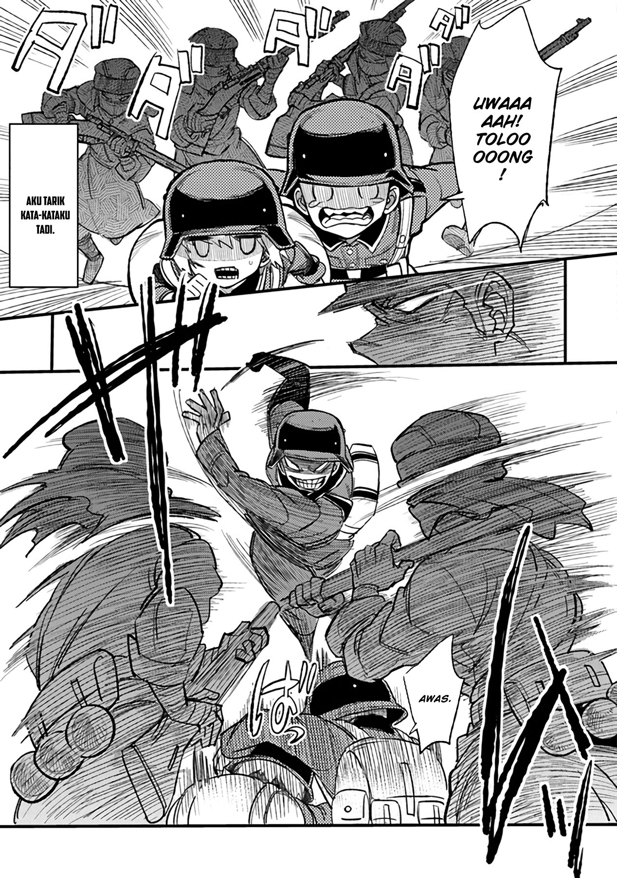 TS Eiseihei-san no Senjou Nikki Chapter 03.3 Gambar 6