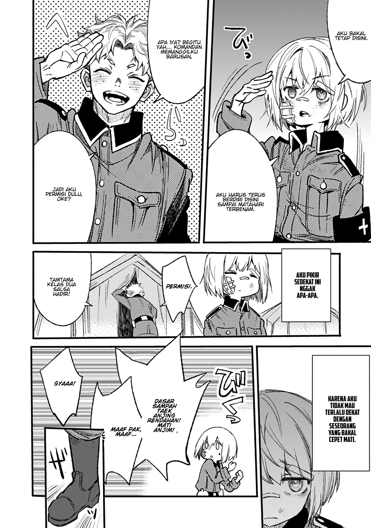 TS Eiseihei-san no Senjou Nikki Chapter 02.3 Gambar 11