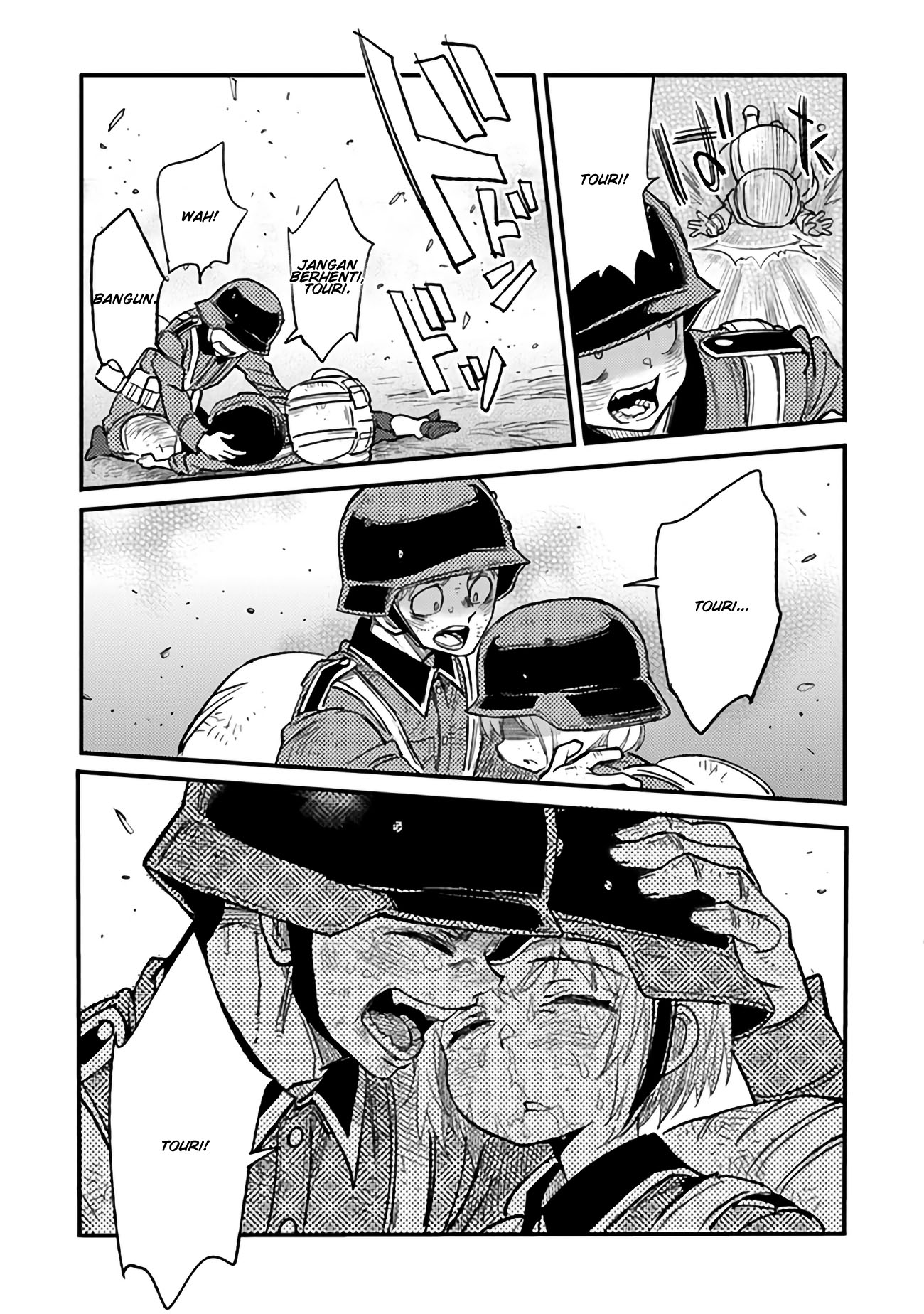 Manga TS Eiseihei-san no Senjou Nikki Chapter 02.3 gambar nomor 2