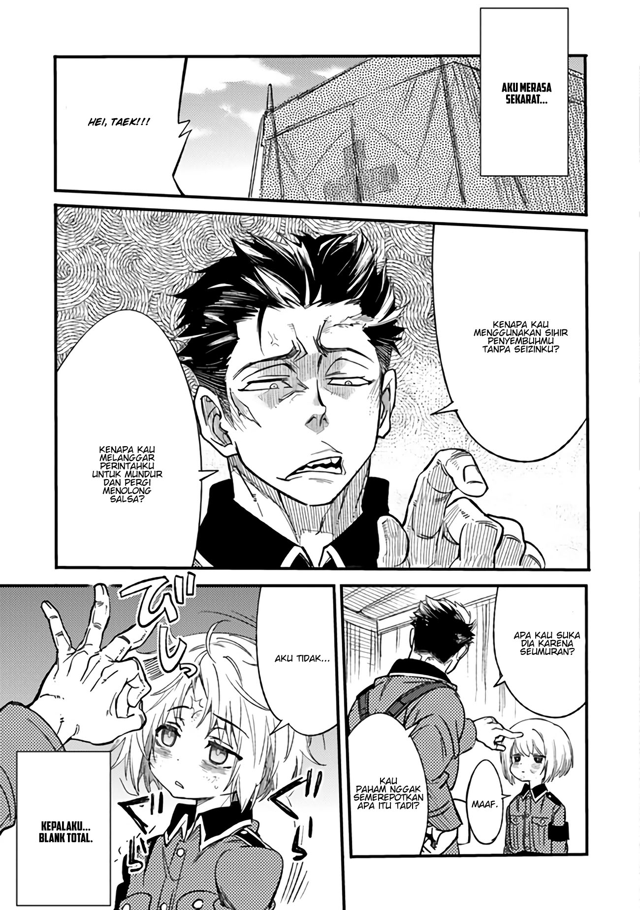 TS Eiseihei-san no Senjou Nikki Chapter 02.3 Gambar 4