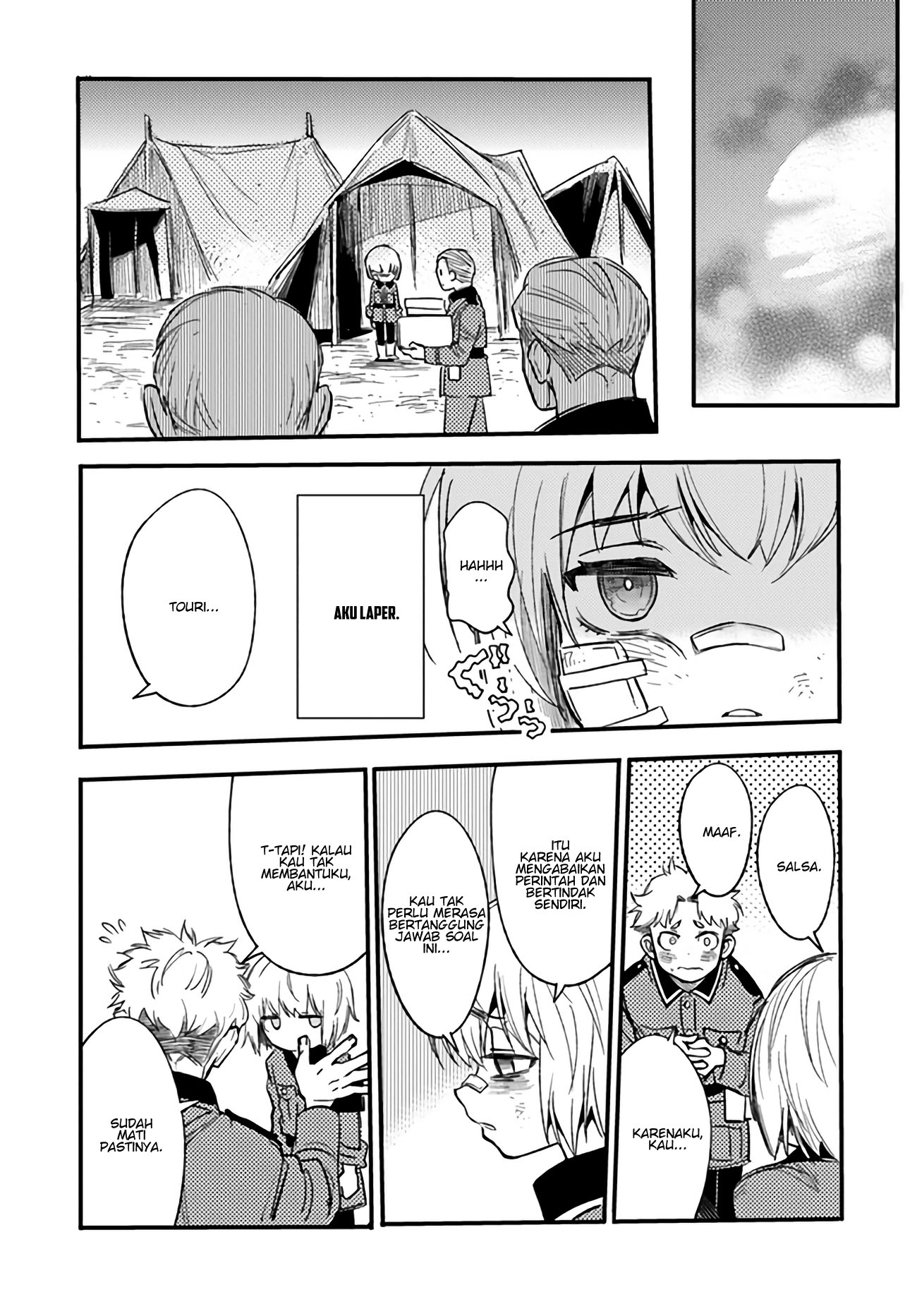 TS Eiseihei-san no Senjou Nikki Chapter 02.3 Gambar 9
