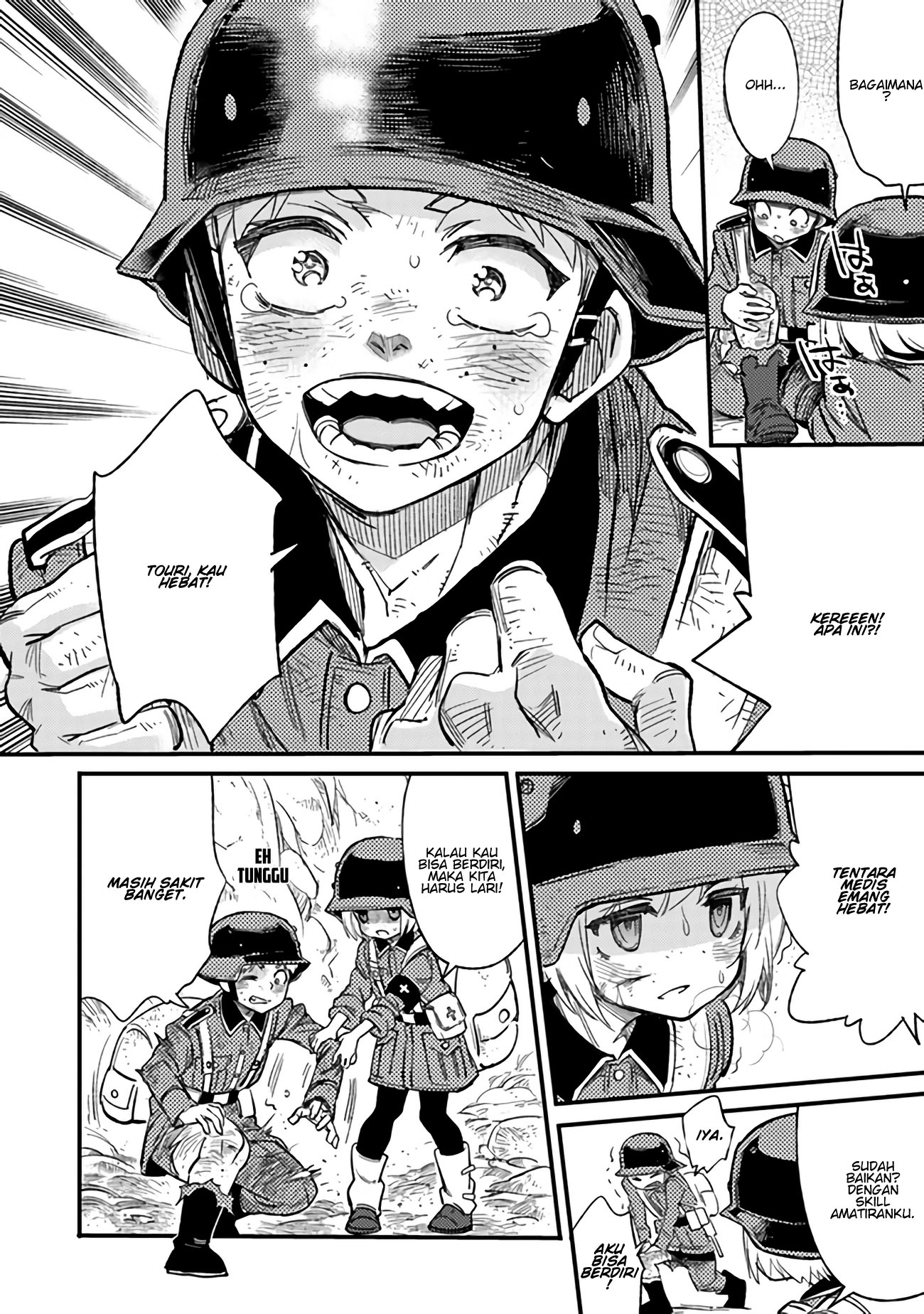 TS Eiseihei-san no Senjou Nikki Chapter 02.2 Gambar 7