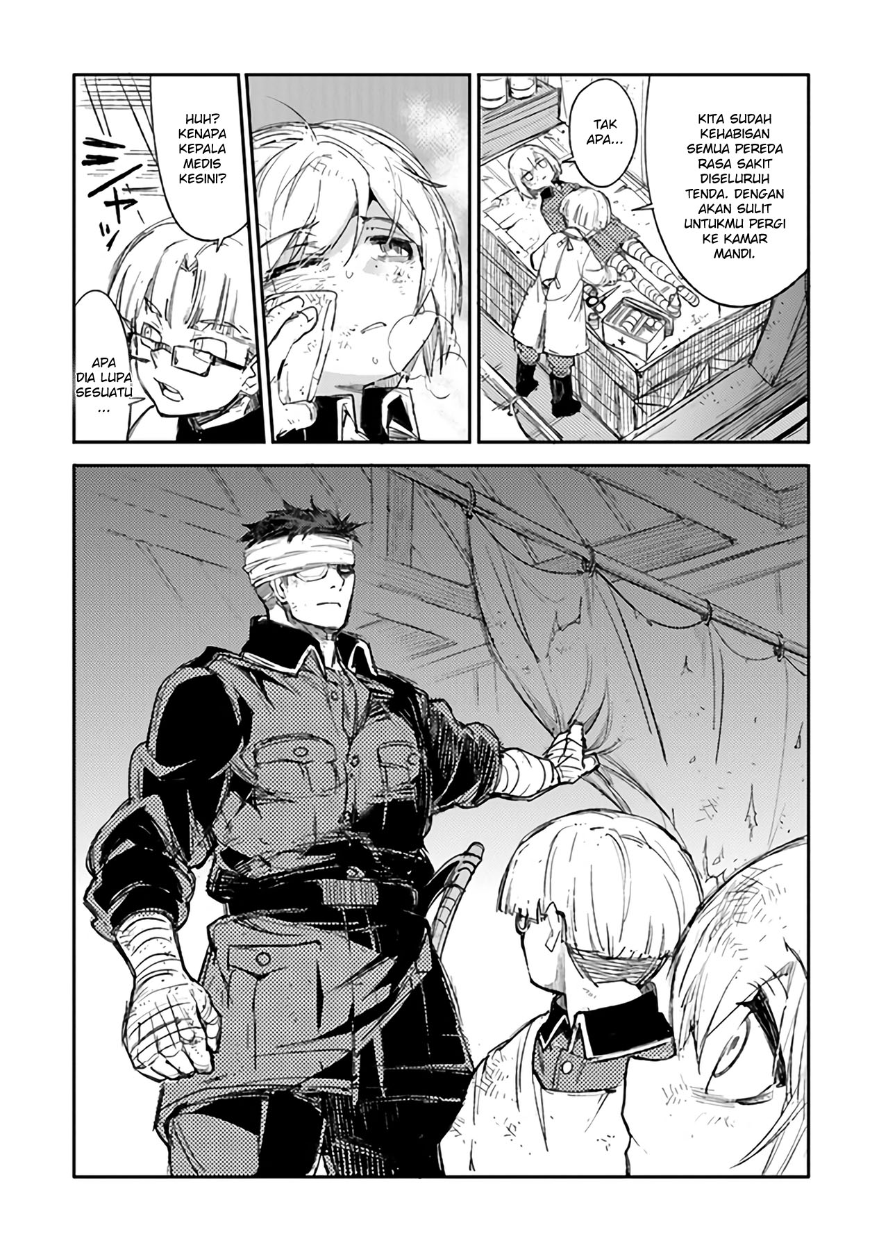 TS Eiseihei-san no Senjou Nikki Chapter 06 Gambar 14