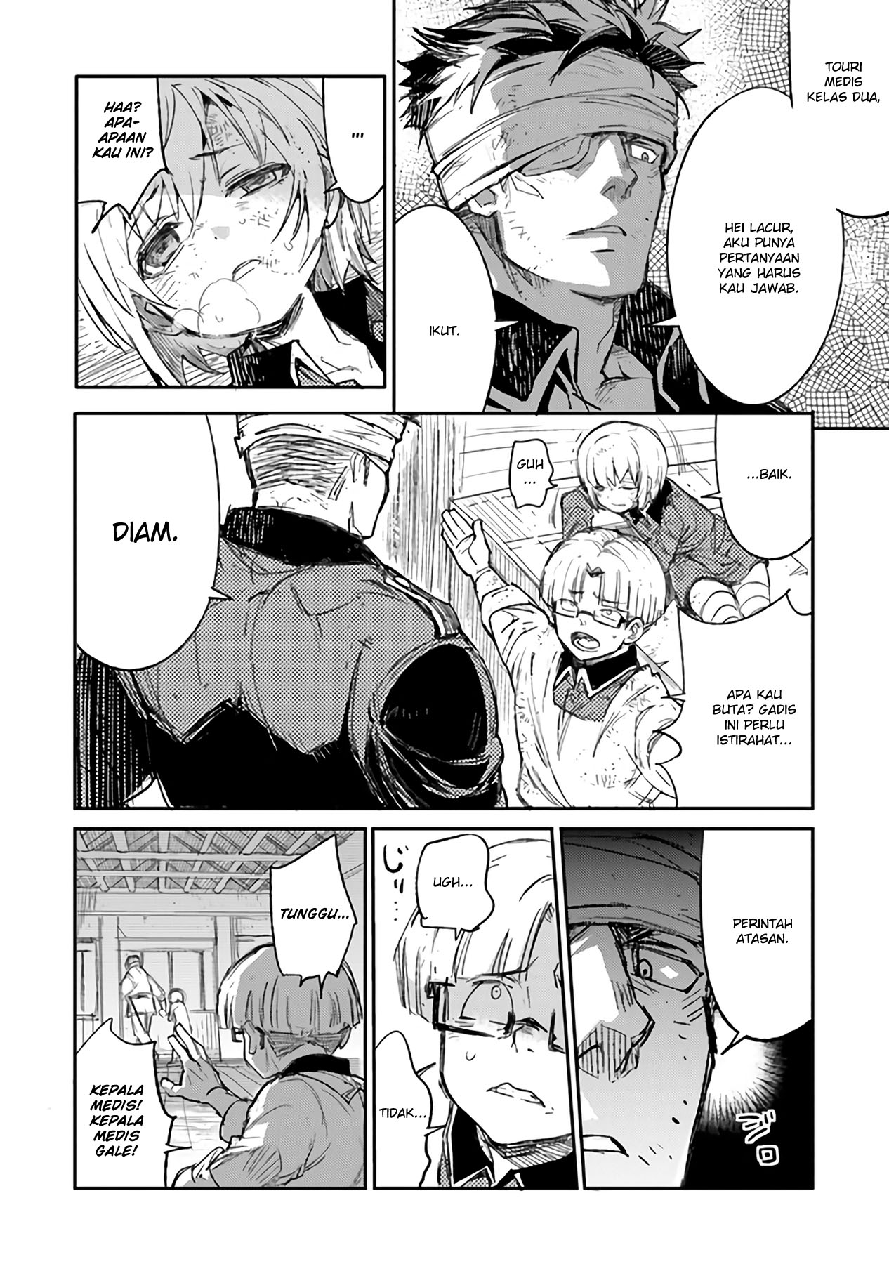 TS Eiseihei-san no Senjou Nikki Chapter 06 Gambar 15