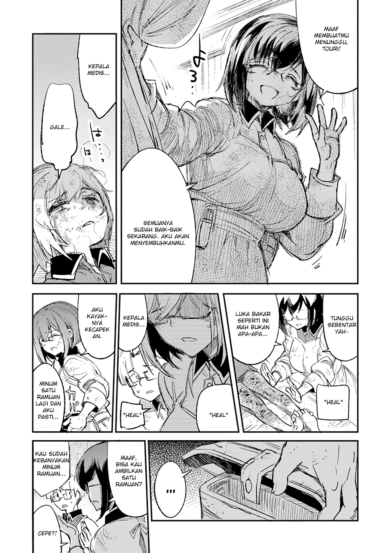 TS Eiseihei-san no Senjou Nikki Chapter 06 Gambar 10