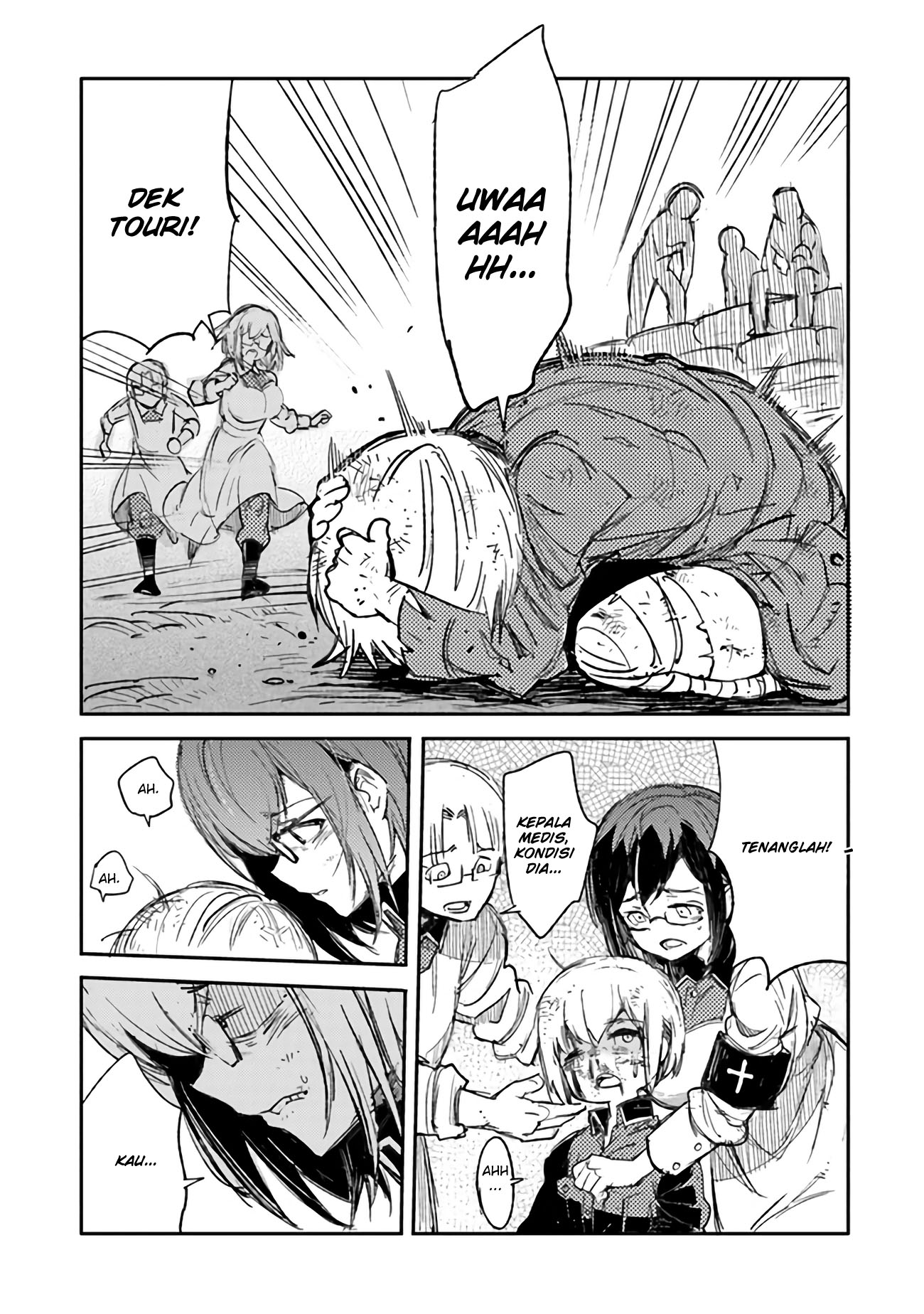 TS Eiseihei-san no Senjou Nikki Chapter 06 Gambar 34