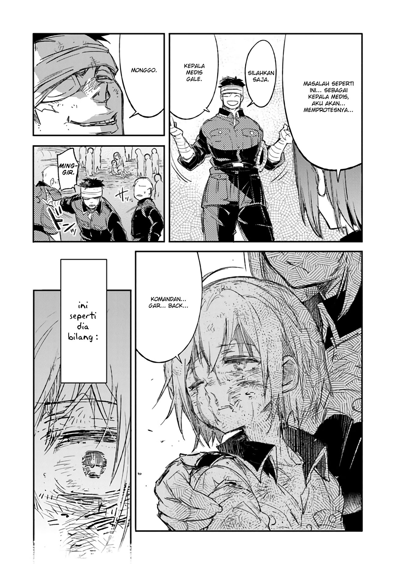 TS Eiseihei-san no Senjou Nikki Chapter 06 Gambar 36