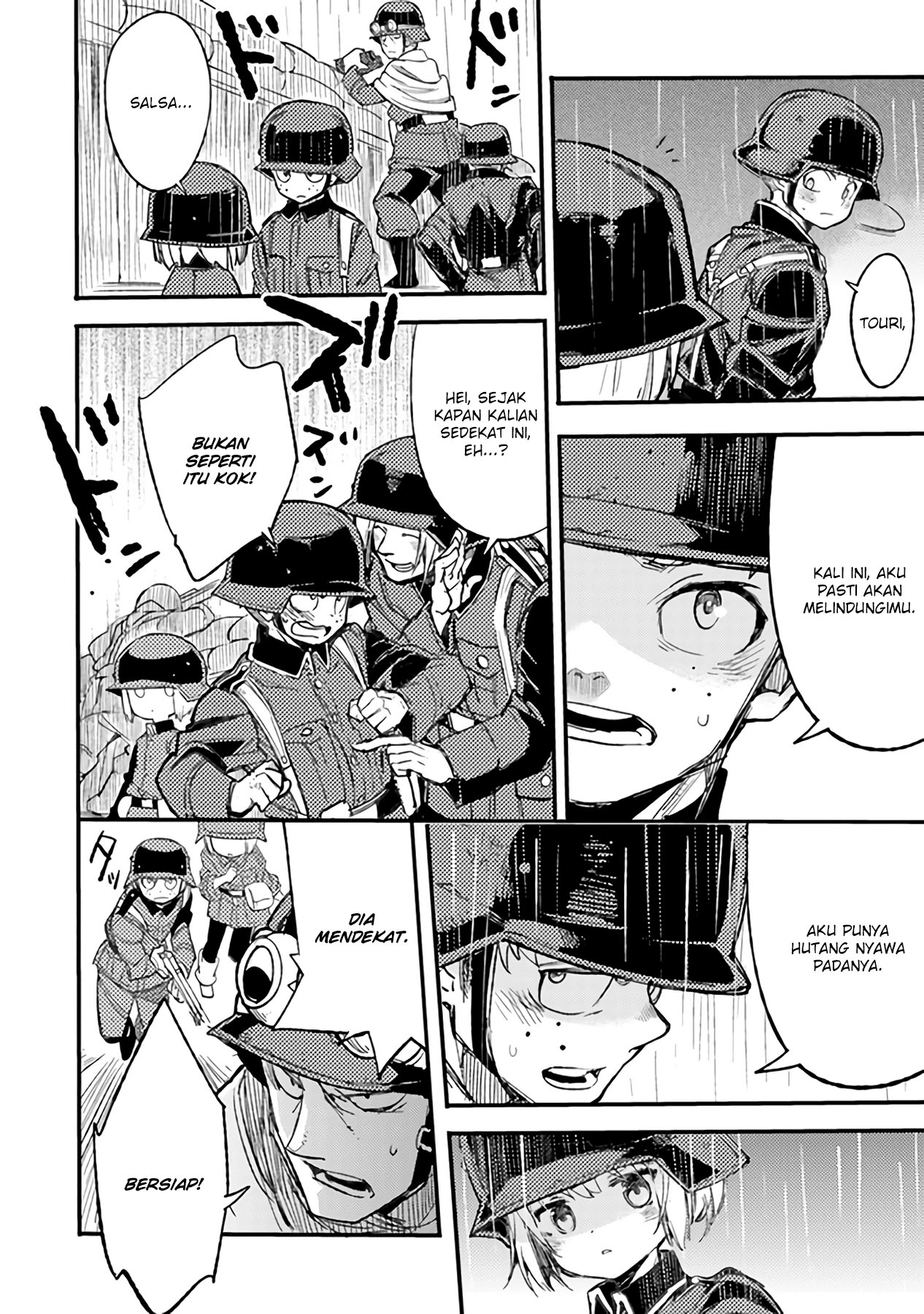 TS Eiseihei-san no Senjou Nikki Chapter 05 Gambar 17